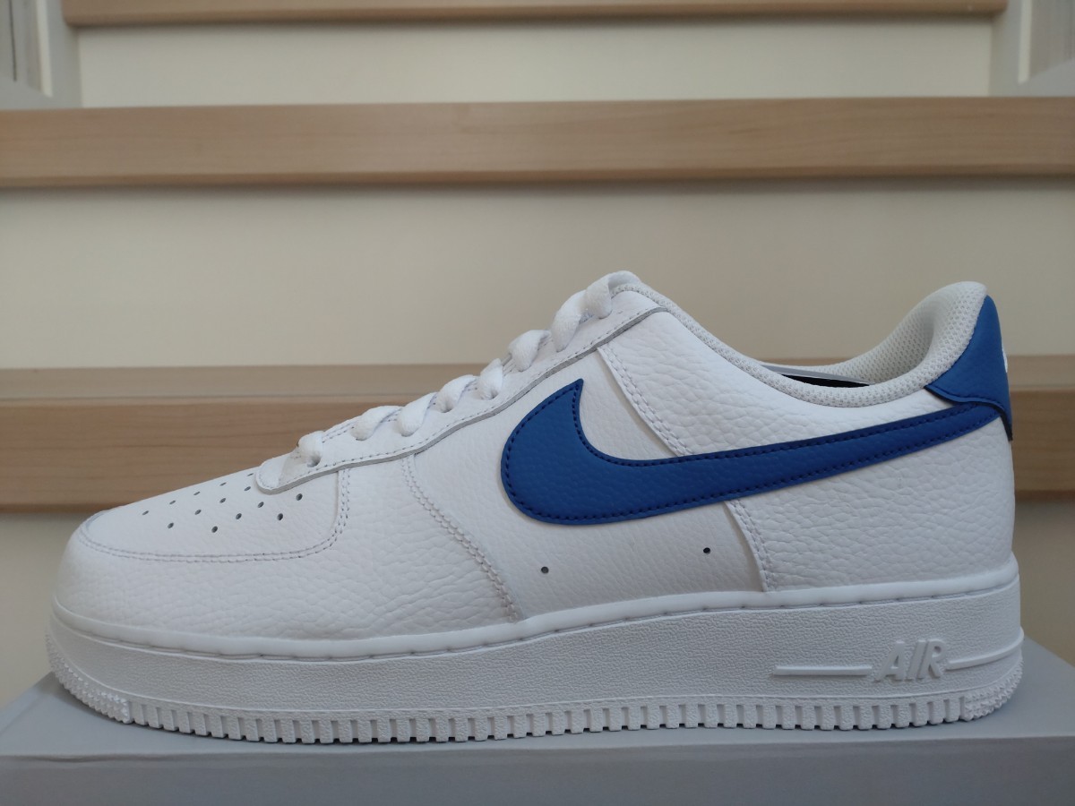 NIKE AIR FORCE1 LOW ナイキ エア フォース 1 ロー 07 白 ホワイト 青