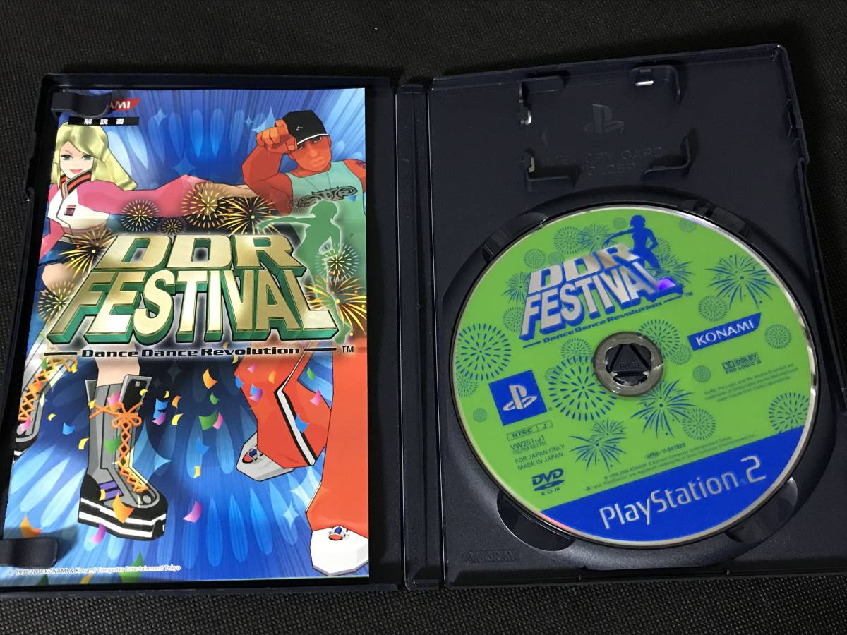 PS2　DDR FESTIVAL (ダンスダンスレボリューション)　送料無料_画像3