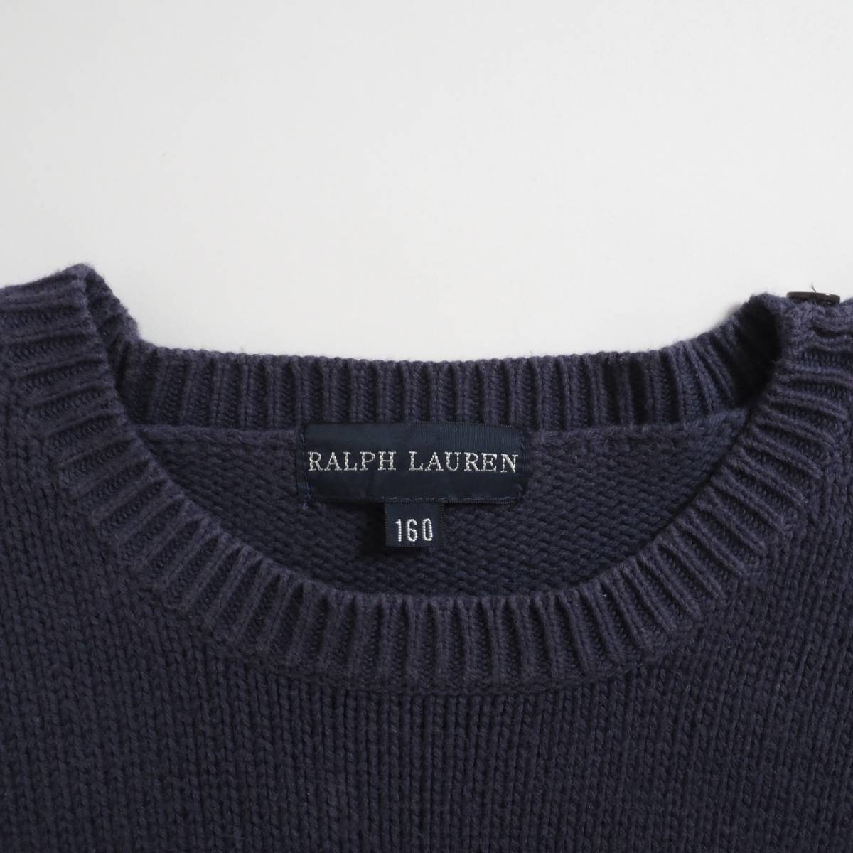 ラルフローレン Ralph Lauren ニット セーター ネイビー 星条旗柄 美品