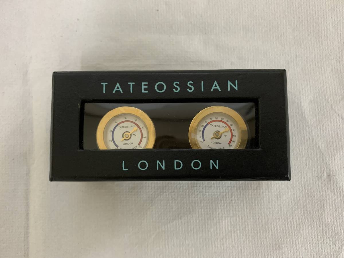 未使用　TATEOSSIAN　LONDON　タテオシアン　カフリンクス　カフス　アクセサリー　小物　ゴールド　ケース付き②_画像1