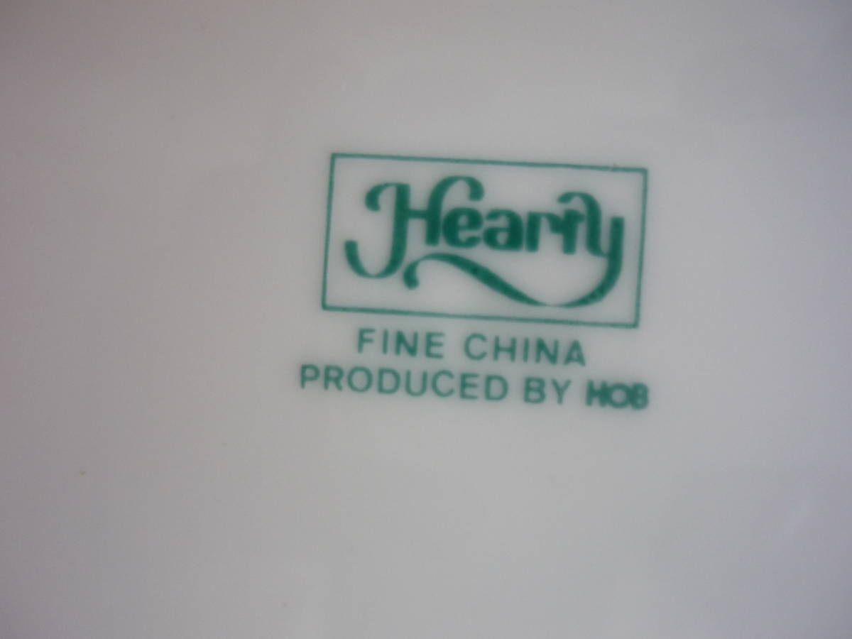 新品★Hearty FINE CHINA HOB プレート 皿 直径１９．５センチ_画像5
