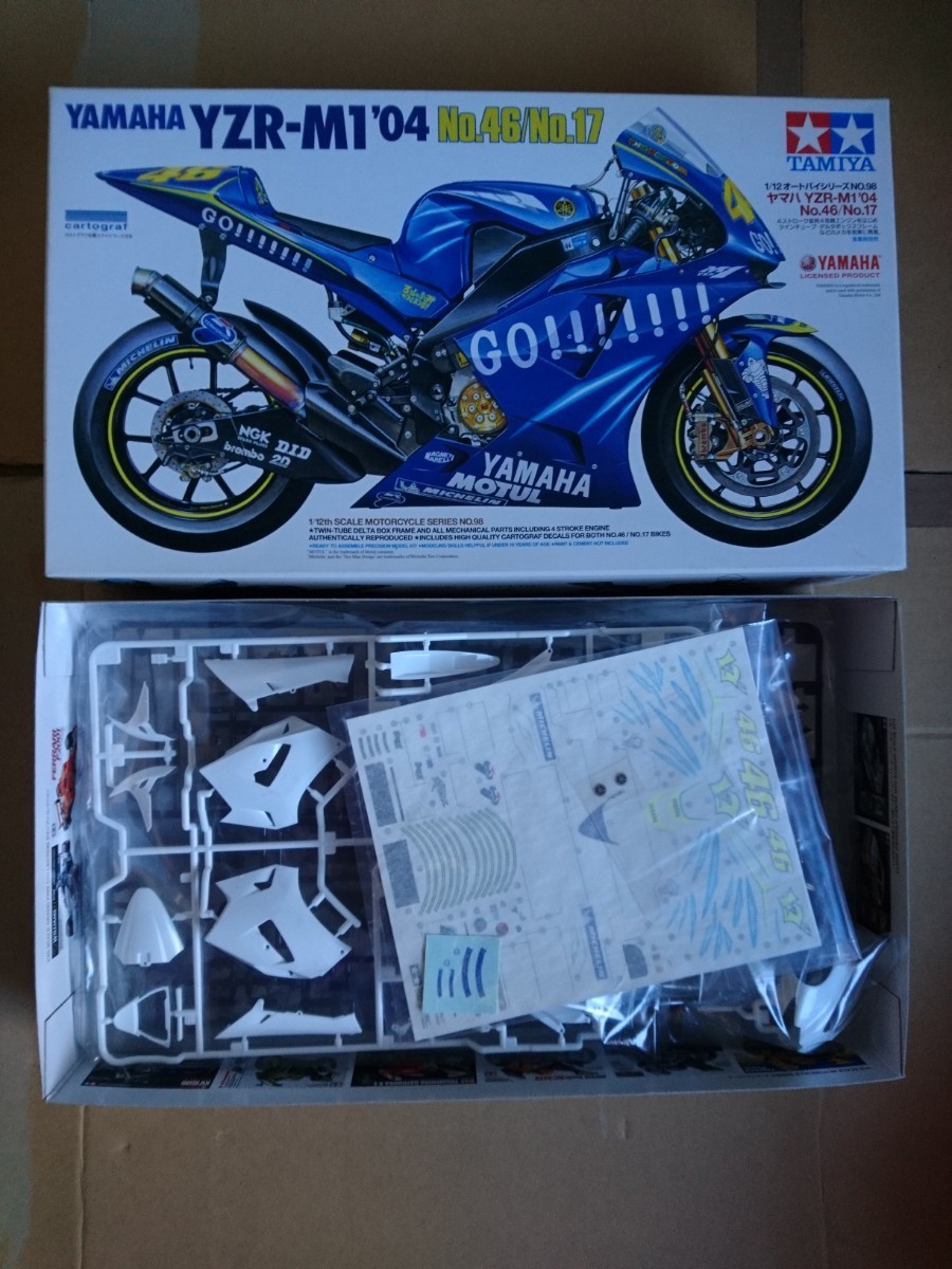  out of print 1/12 YAMAHA YZR-M1 5 pcs. set Tamiya made [ including in a package un- possible ]