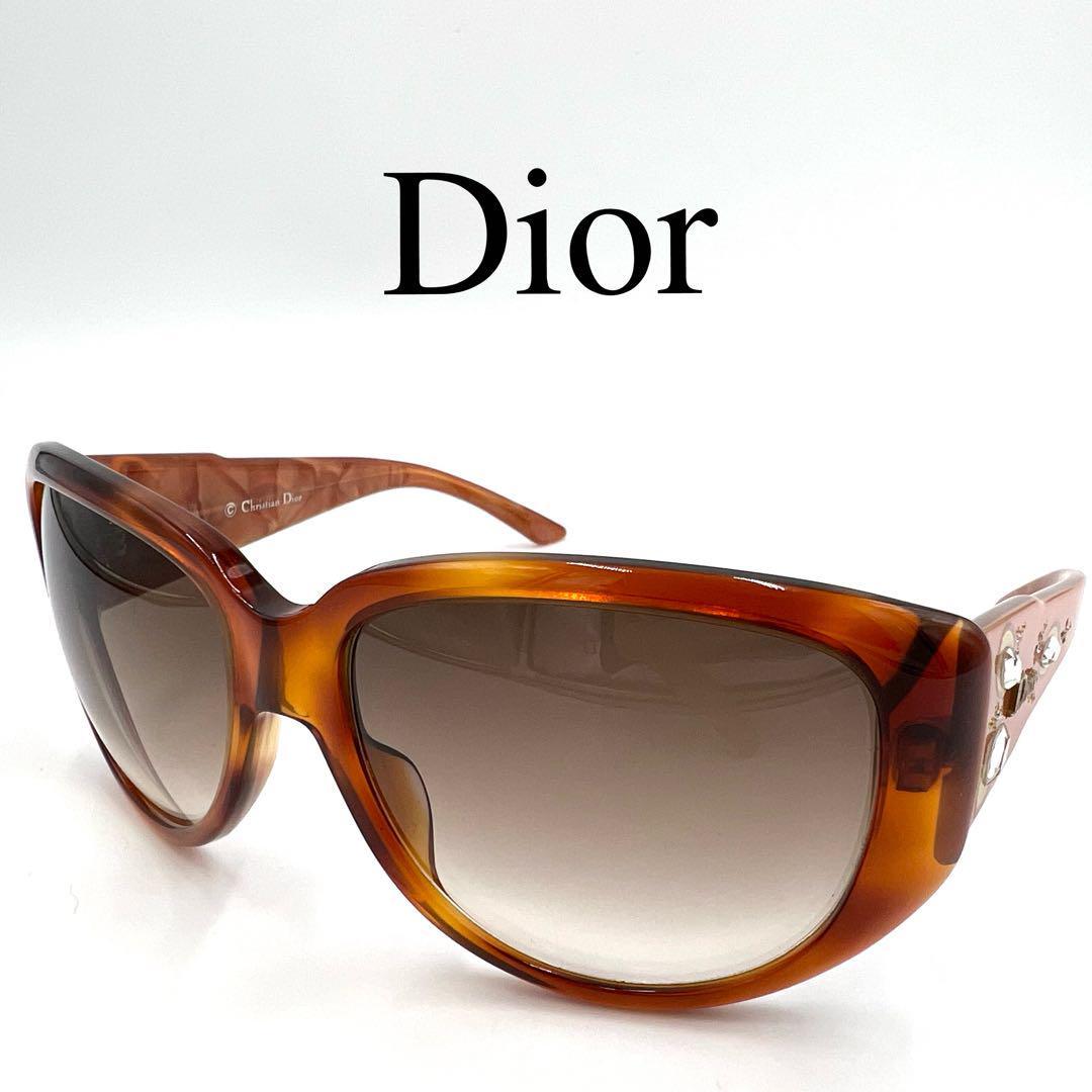 本命ギフト Christian Dior ディオール サングラス ラインストーン