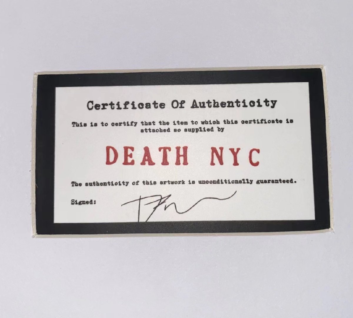 JChere雅虎拍卖代购:DEATH NYC 額付き世界限定100枚アートポスタ奈良美智