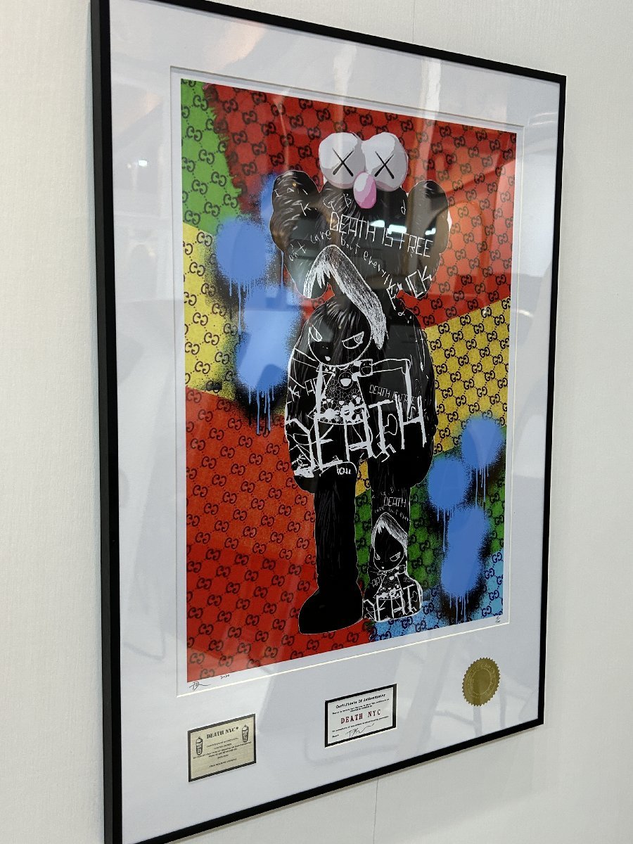 Death Nyc～ 白雪姫 ＆ ルイヴィトン アートポスター 極美品／未