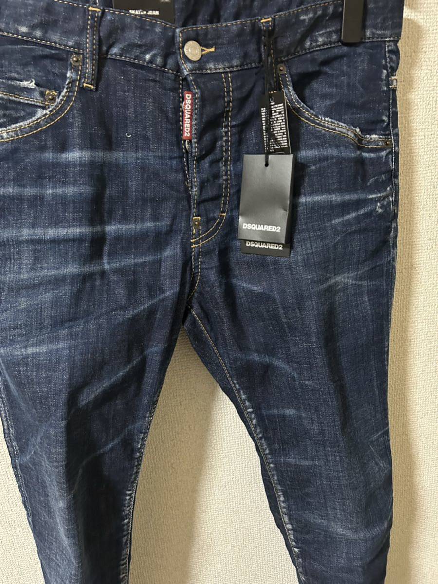 新品 正規品 2023SS ディースクエアード デニム 46 スケーター SKATER