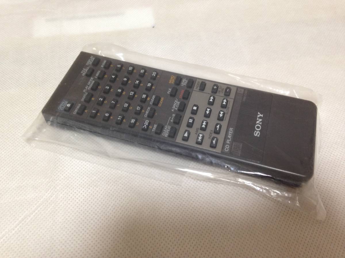 送料無料 SONY CDプレーヤー用リモコン RM-D991 美品 中古品 送料無料 SONY CDプレーヤー用リモコン RM-D991 美品 中古品
