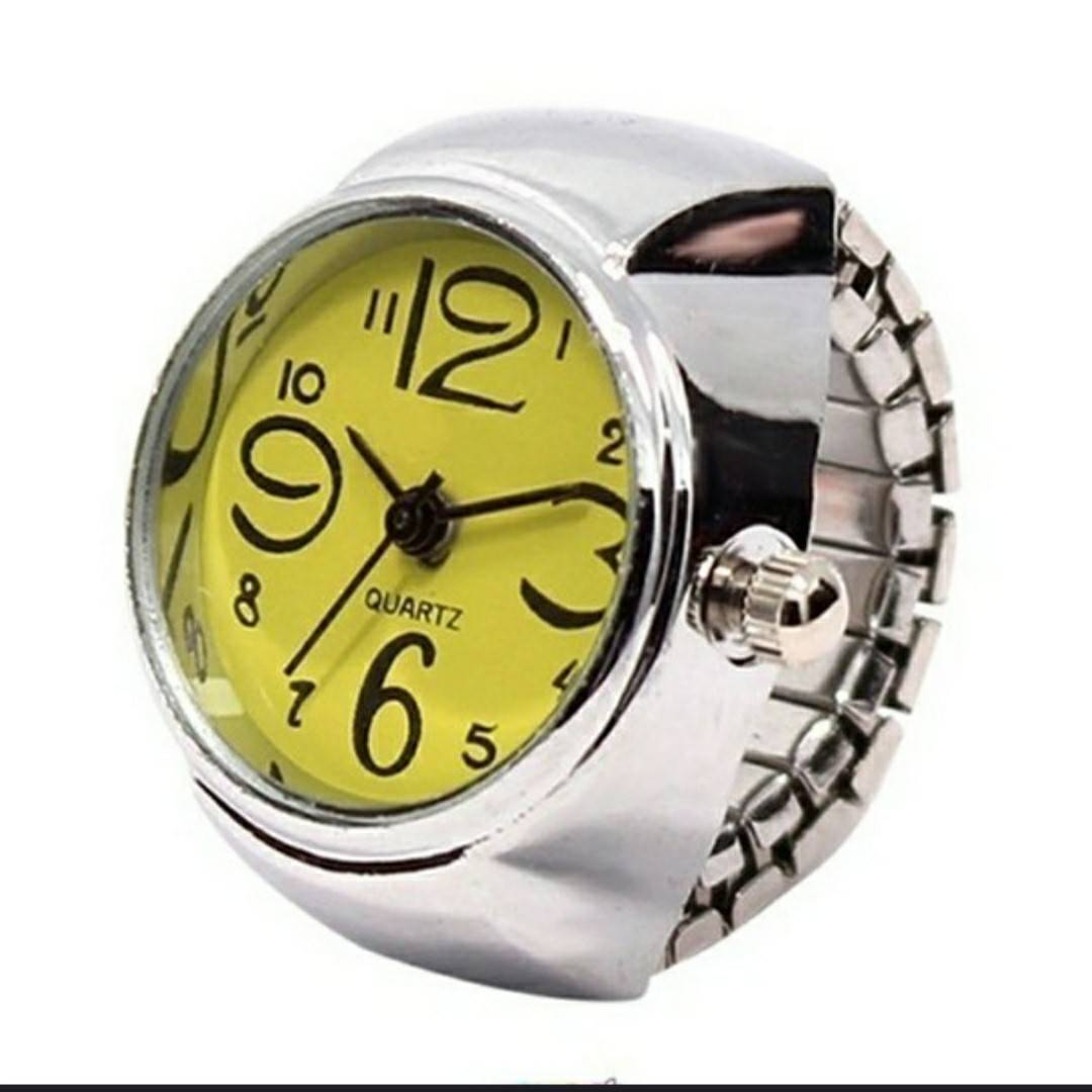 新品　未使用◆　レディース 腕時計 リングウォッチ 指輪時計 指時計 アナログ 指輪　文字盤直径約2.4cm 文字盤厚度約0.8cm バンド4.8-6cm_画像4
