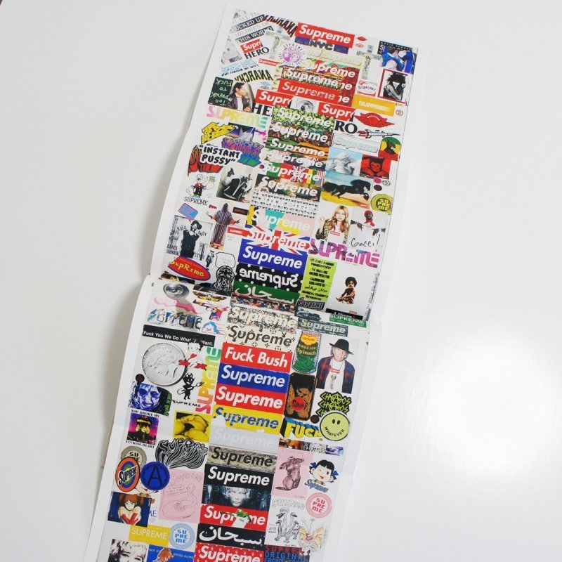 25th 記念 Supreme (Vol 2) Book! 限定ポスター、ボックスロゴステッカー 付属 Box Logo ボックスロゴ 新品未使用 Poster_画像1