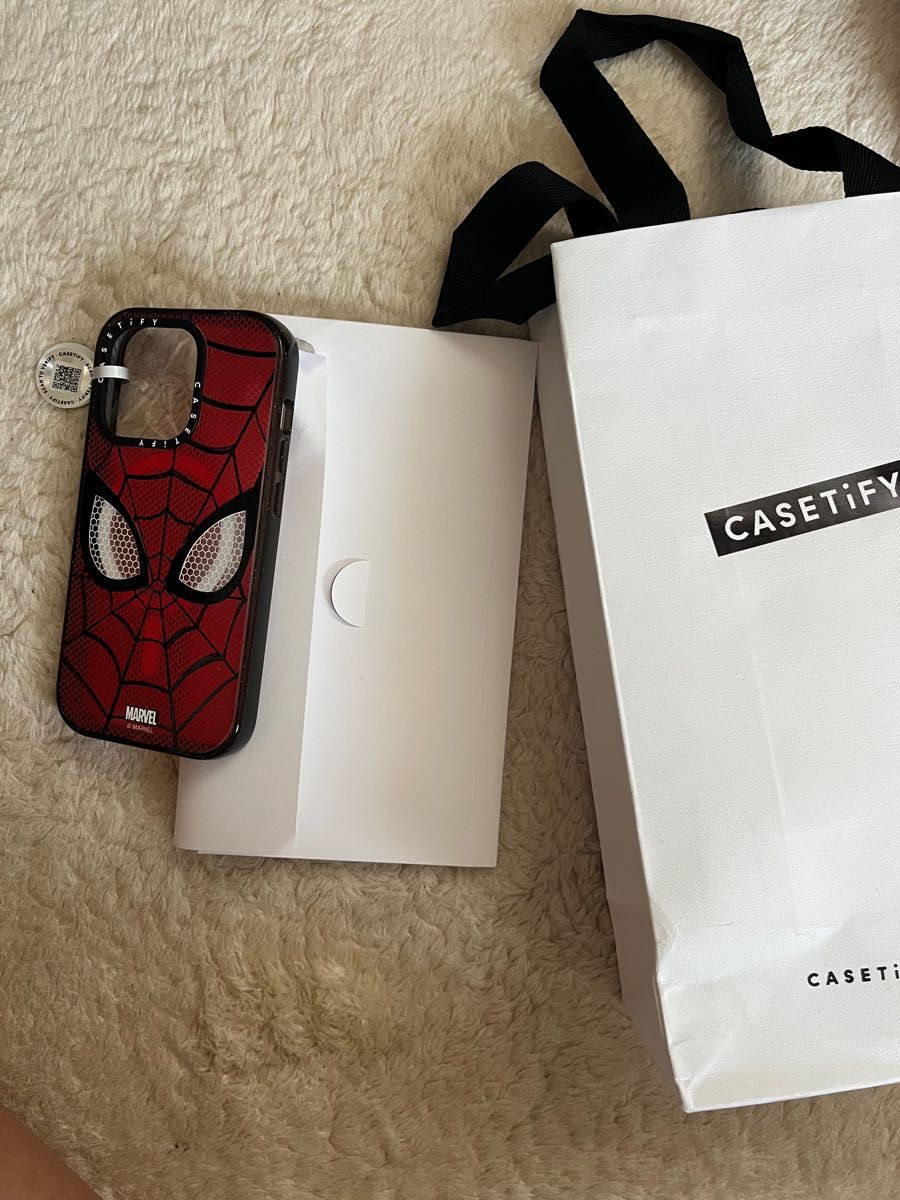 海外限定】スパイダーマン×CASETiFY iPhone14Pro ケース-