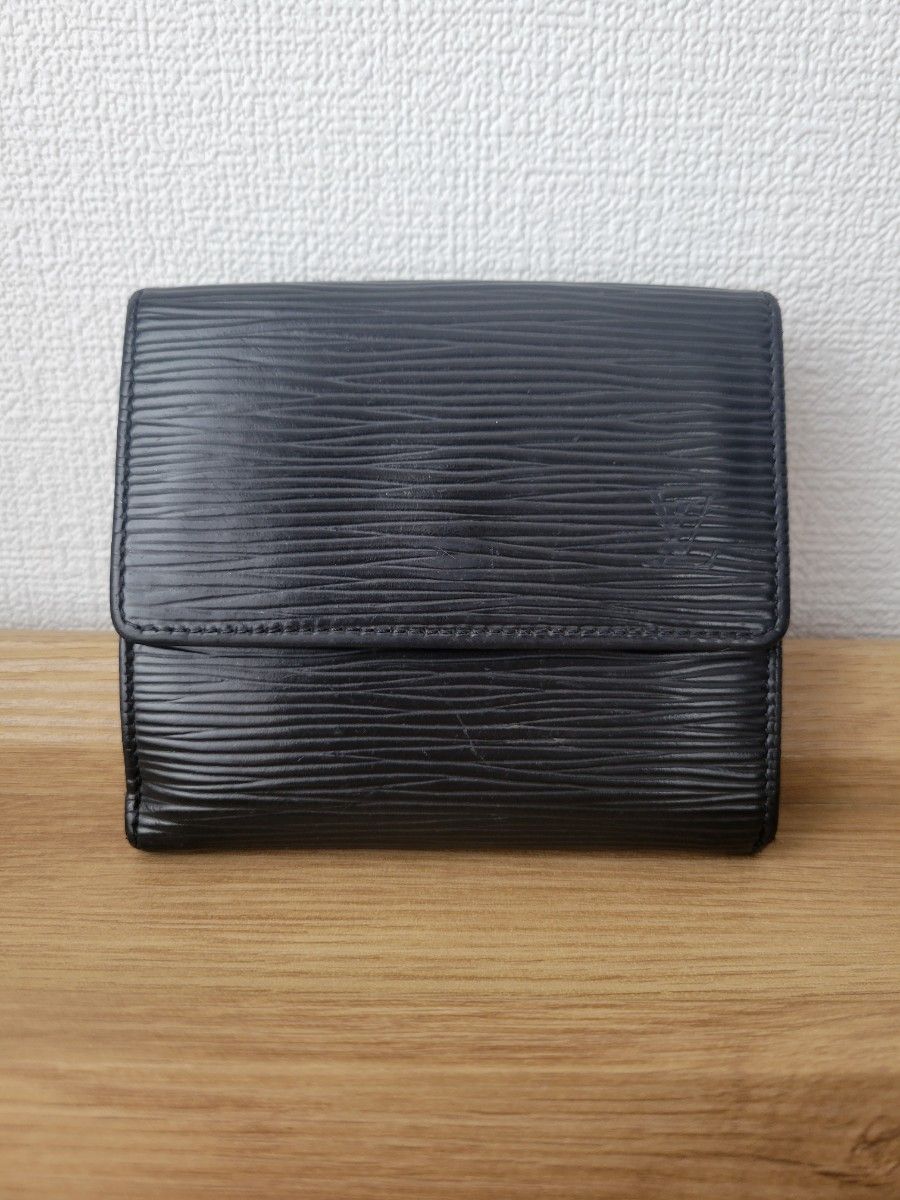 ★値下げ中★正規品★ルイヴィトンWホック2つ折り財布 エピ ブラック