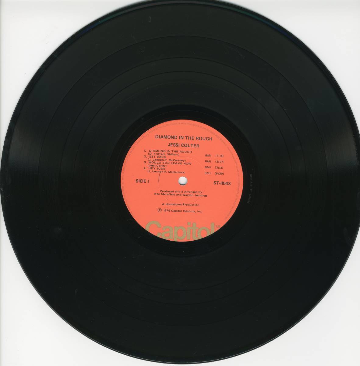 LP US盤 Jessi Colter / DIAMOND IN THE ROUGH【Y-268】_画像4