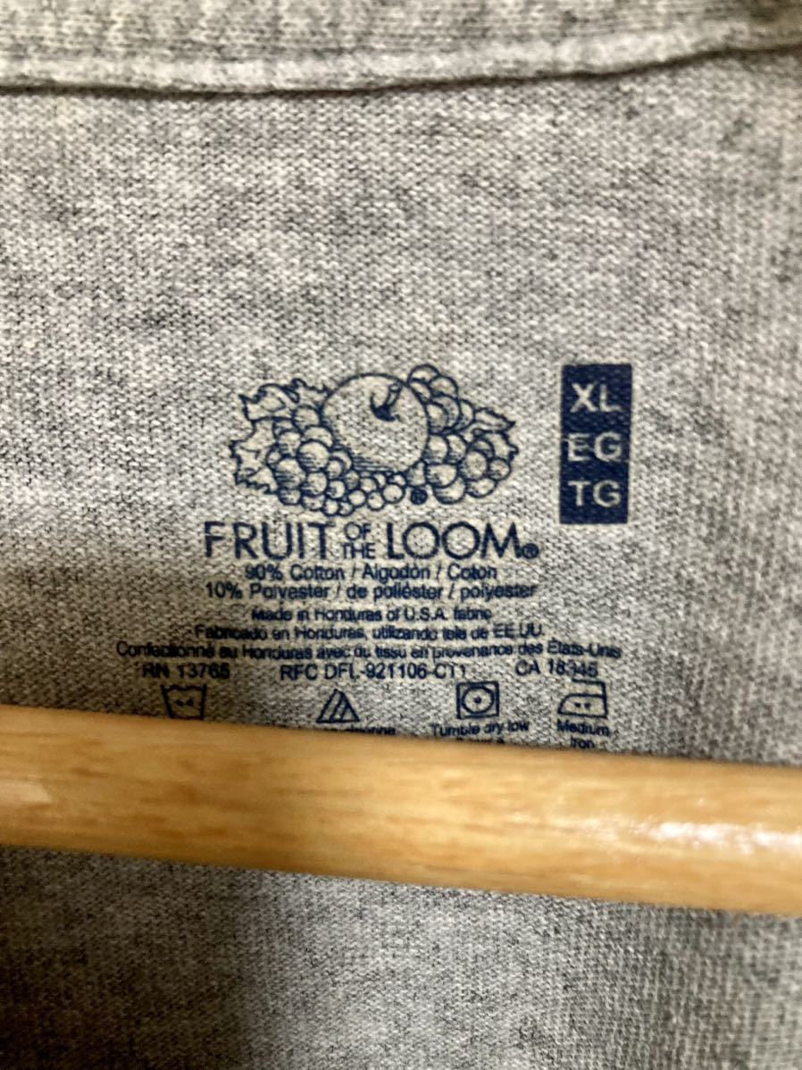 【古着】FRUIT OF THE LOOM 半袖Tシャツ サイズXL リンガーT vintage古着 アメカジ _画像3