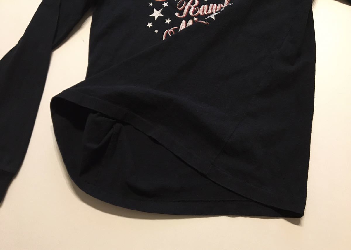M 2 HRM вырез лодочкой футболка Logo принт Star звезда рисунок 90s 00s Y2K Vintage HOLLYWOOD RANCH MARKET Hollywood Ranch Market 