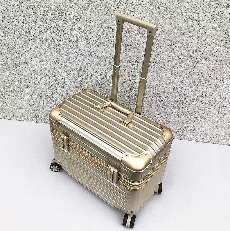 高品質◆アルミスーツケース 17インチ 4色 アルミトランク トランク 小型 旅行用品 TSAロック キャリーケース キャリーバッグ 機内持ち込みの画像2