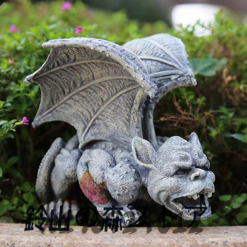  interior miscellaneous goods Dragon Monstar ga-go il monster .. garden ornament resin hand mei western sculpture carving image objet d'art ornament 