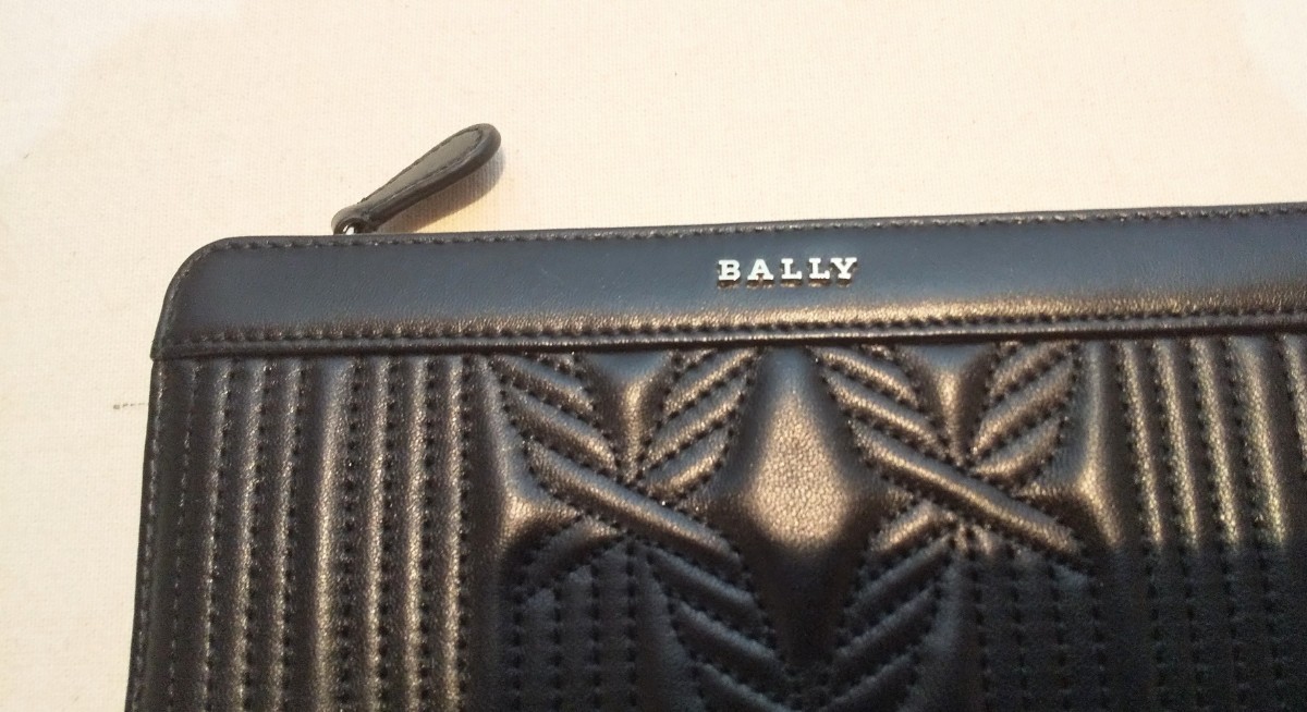 ［新品 ］バリー BALLY ★長財布 ★ レザー ★ ボ ブラック