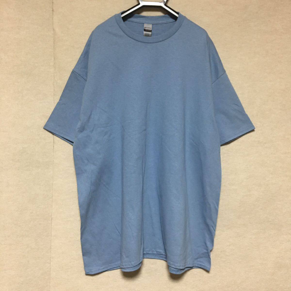 新品未使用 GILDAN ギルダン 半袖Tシャツ ストーンブルー 2XL_画像1