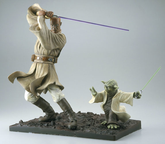 スターウォーズ　ヨーダ & メイスウィンドゥ　　　　コトブキヤ 1/7 ARTFX　 YODA & MACEWINDU 　KOTOBUKIYA　　新品未使用_画像1