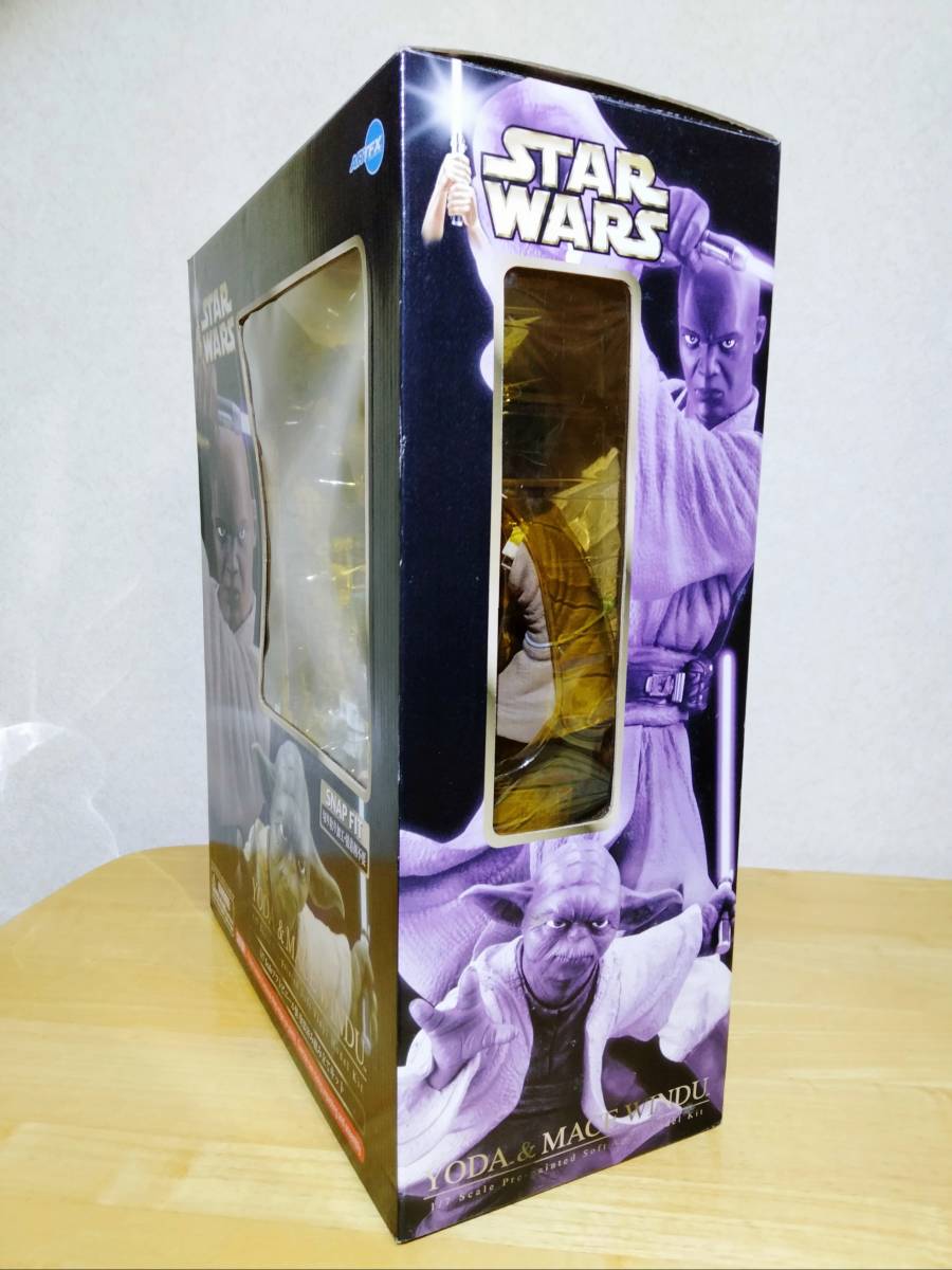 スターウォーズ　ヨーダ & メイスウィンドゥ　　　　コトブキヤ 1/7 ARTFX　 YODA & MACEWINDU 　KOTOBUKIYA　　新品未使用_画像9