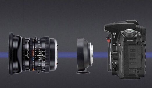 新品 ハッセルブラッド HASSELBLAD CF/C/CFE/FE/CFI レンズ → ニコン Nikon Fマウント アダプター（雲台付）