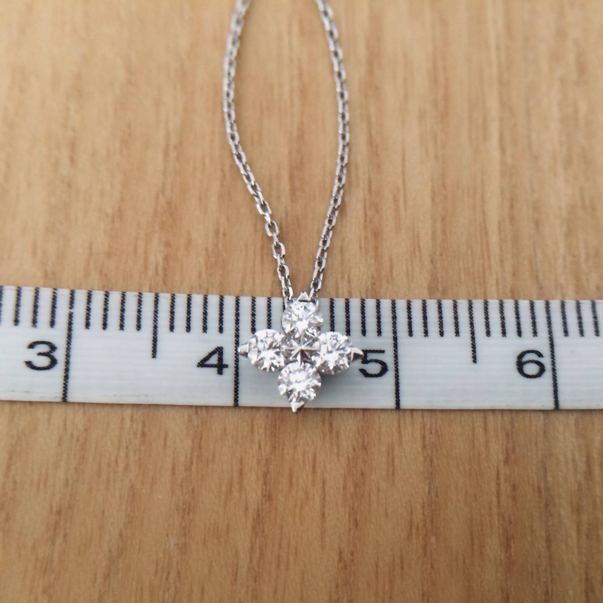  Star Jewelry 0.25ctblai test Star pt950 diamond necklace 