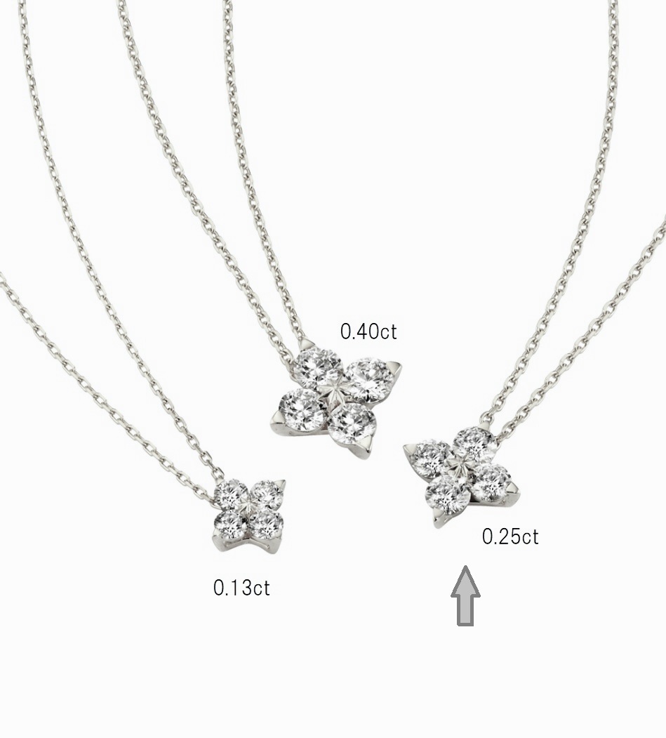  Star Jewelry 0.25ctblai test Star pt950 diamond necklace 