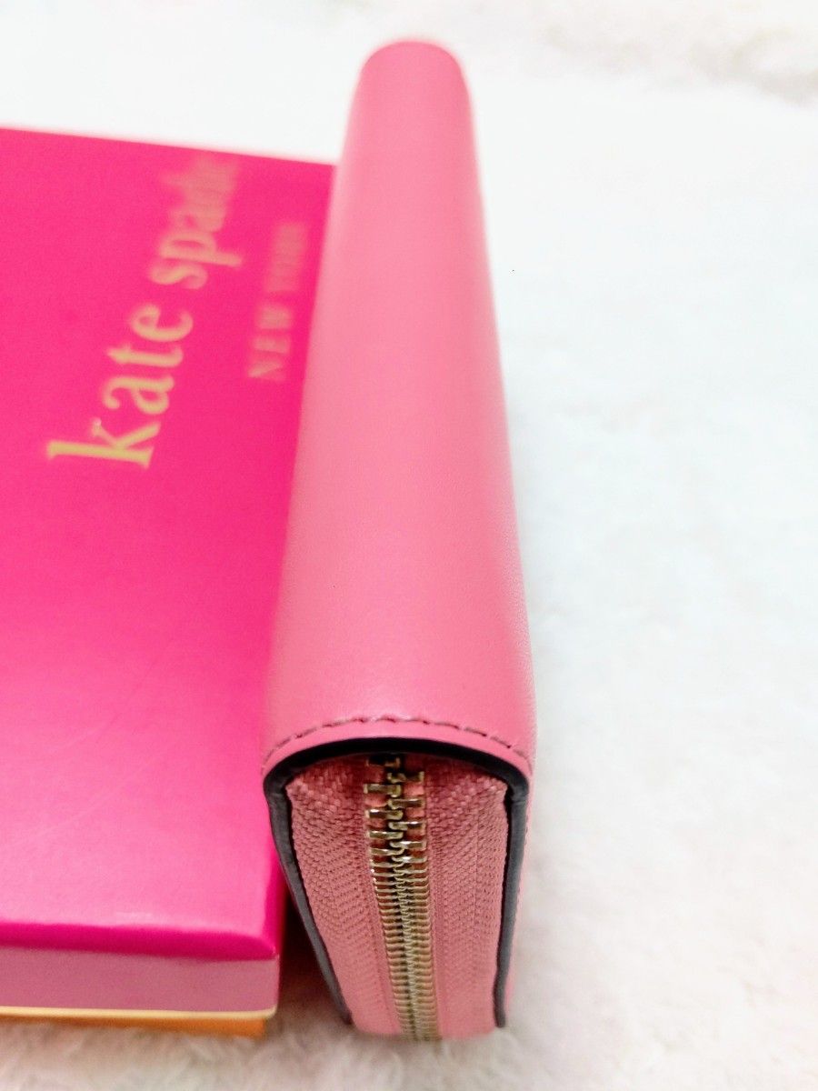 kate spade 長財布 ラウンドジップ ピンク いちご イチゴ kate spade 長財布 ラウンドジップ ピンク いちご イチゴ
