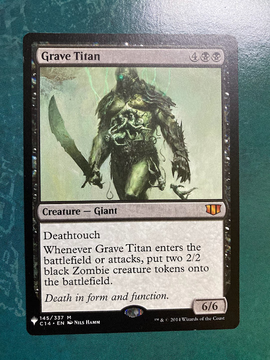 MTG　墓所のタイタン Grave Titan　マジック　ザ　ギャザリング_画像1