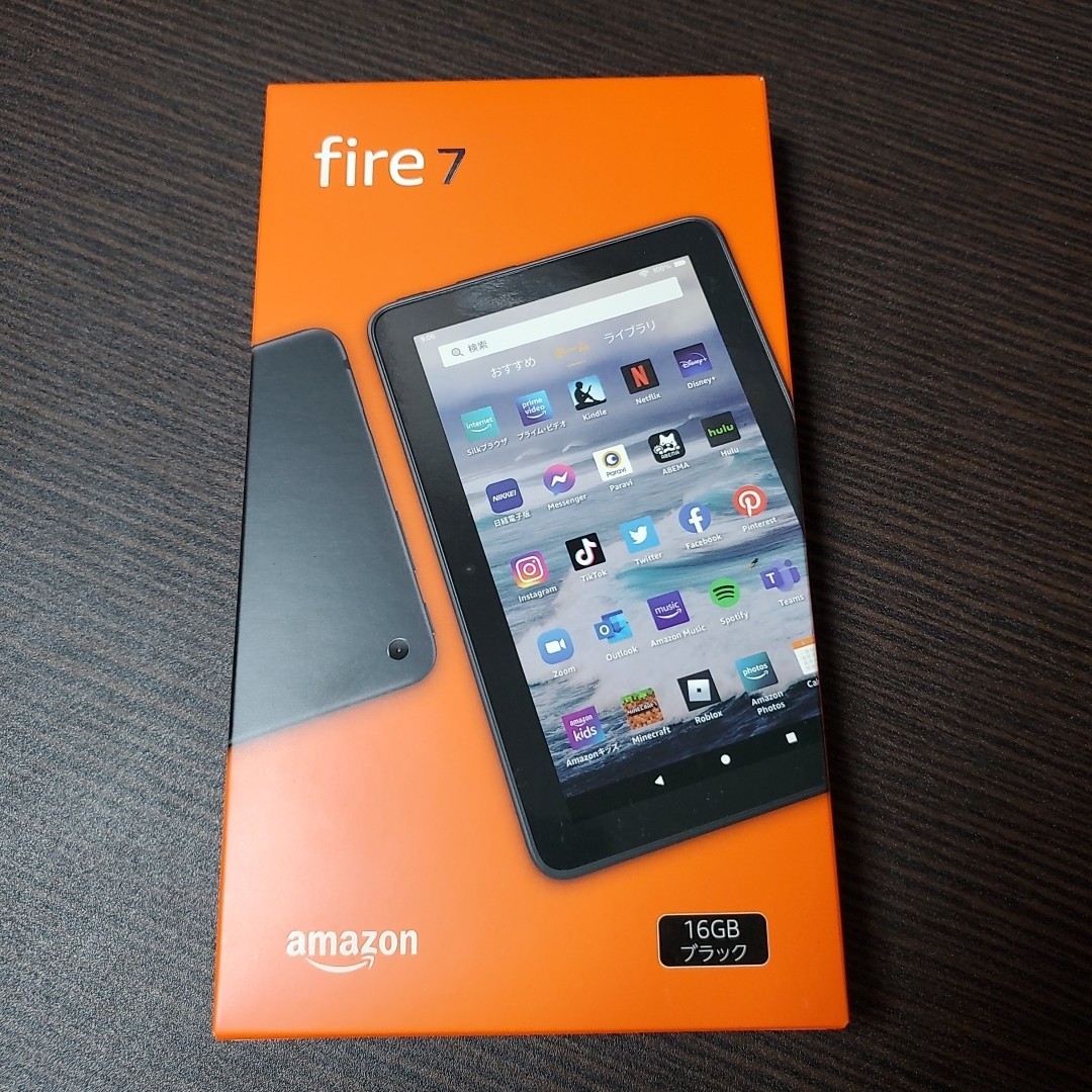 日本製 ブラック 16GB タブレット 7 Fire Amazon 本体 Wi-Fi対応