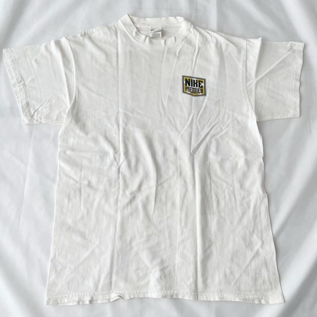 80's NIKE premier Tシャツ USA製 銀タグ XL (検 ビンテージ