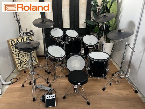 Ψプロ仕様【Roland / ローランド 電子ドラムセット TD-30 ドラムサウンドモジュール V-Drums HIGHSPEC ハイスペック ドラムセット】N04015_画像1