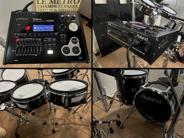 Ψプロ仕様【Roland / ローランド 電子ドラムセット TD-30 ドラムサウンドモジュール V-Drums HIGHSPEC ハイスペック ドラムセット】N04015_画像9