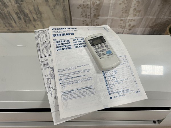 §【CORONA コロナ ルームエアコン CSH-N2218R 冷暖房 主に６畳用 100V 50/60Hz 2019年購入 抗菌 防カビ】M08187_画像8