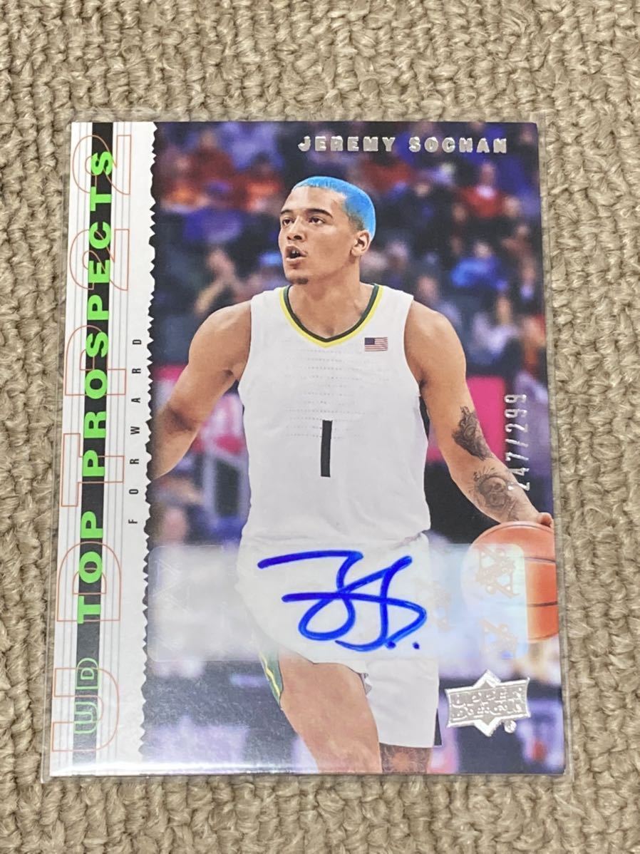 Goodwin champions 2022 JEREMY SOCHAN 直筆サインカード 299シリ　ジェレミー　ソーハン_画像1