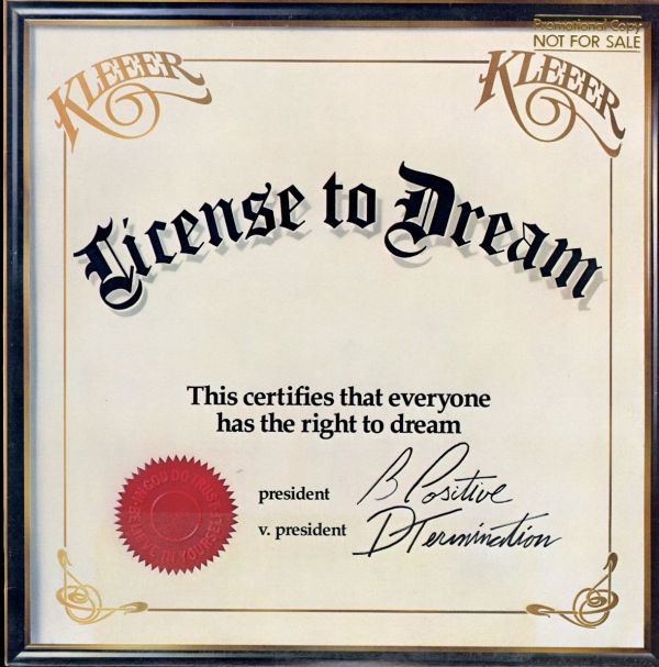 USオリジナルLP！Kleeer / License To Dream 81年【Atlantic / SD 19288】クリーア Universal Robot Band ディスコ ブギー ファンク_画像1
