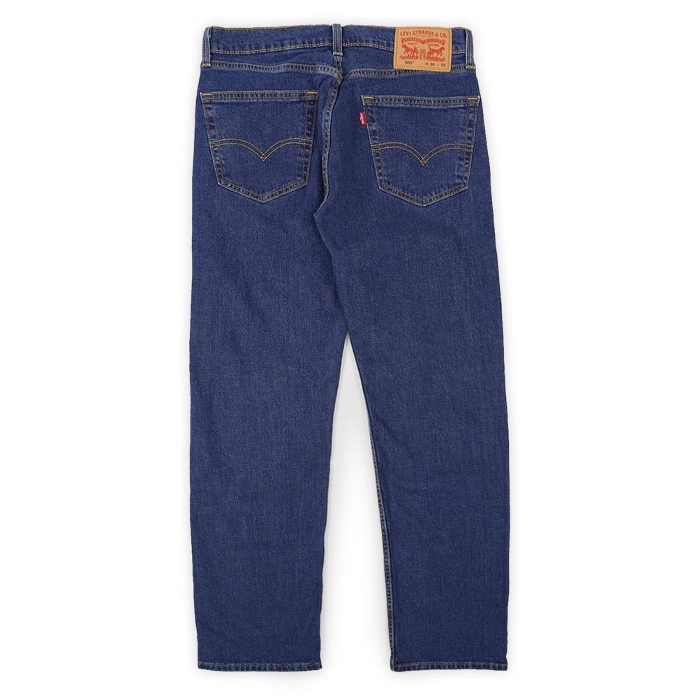 リーバイス Levi's 00s 505 ストレッチ デニムパンツ ジーンズ ストレート 定番 USA 古着 (-9965) ブルー / 濃紺 W30 L32_画像2