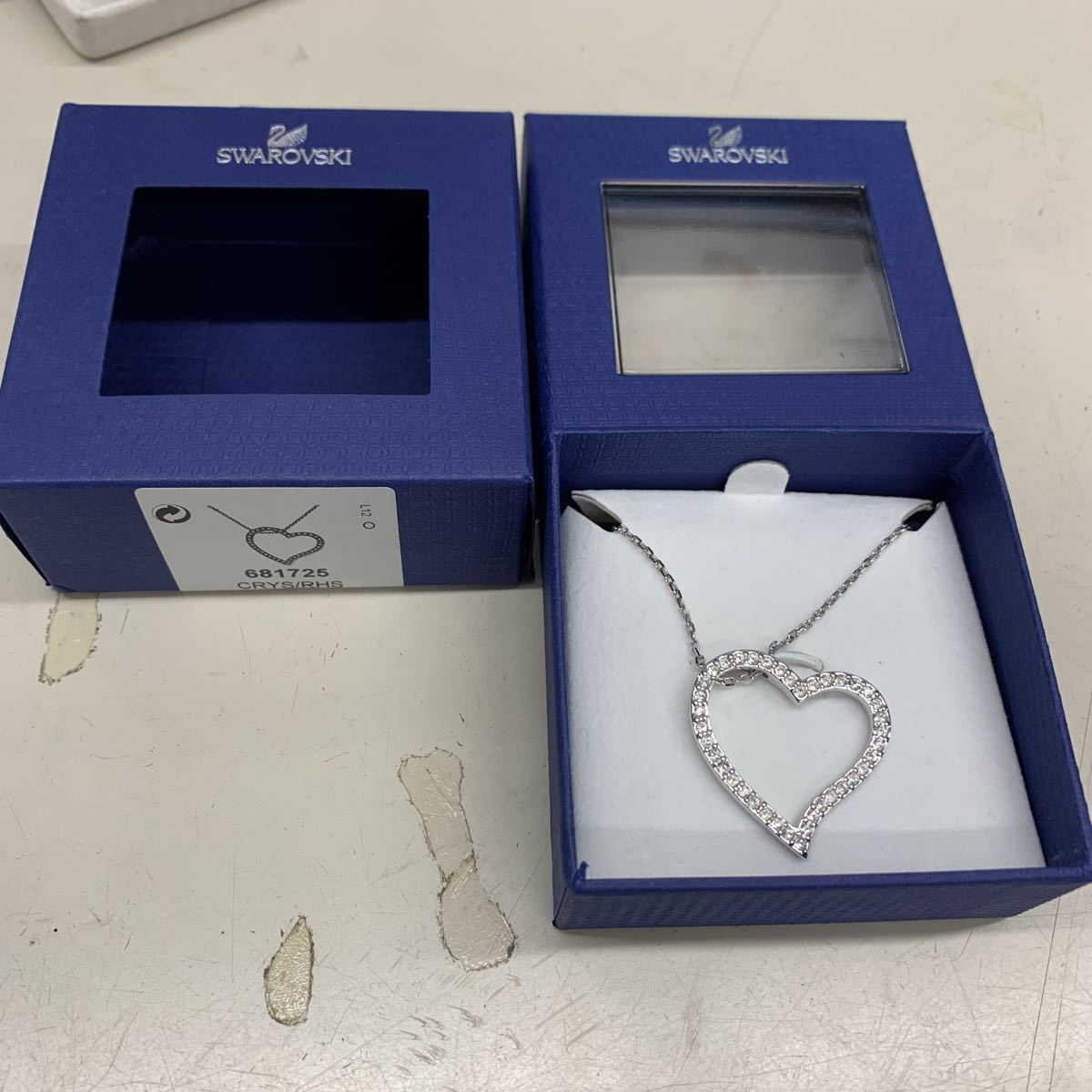 超美品の B3494【アンティーク】SWAROVSKI スワロフスキー ネックレス