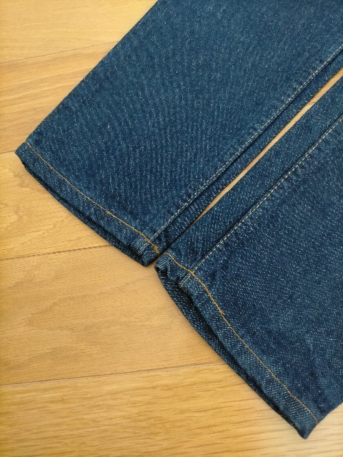 新品 デッドストック 90s USA製 ビンテージ 92年 Levi's 610-0217 リーバイス スリムテーパード デニムパンツ W28L32 真紺 ★ジーンズ606_画像8