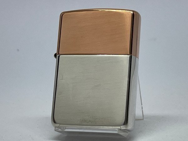 送料無料 ZIPPO[ジッポー]BIMETAL バイメタル カッパー&シルバー ＃48695_画像1