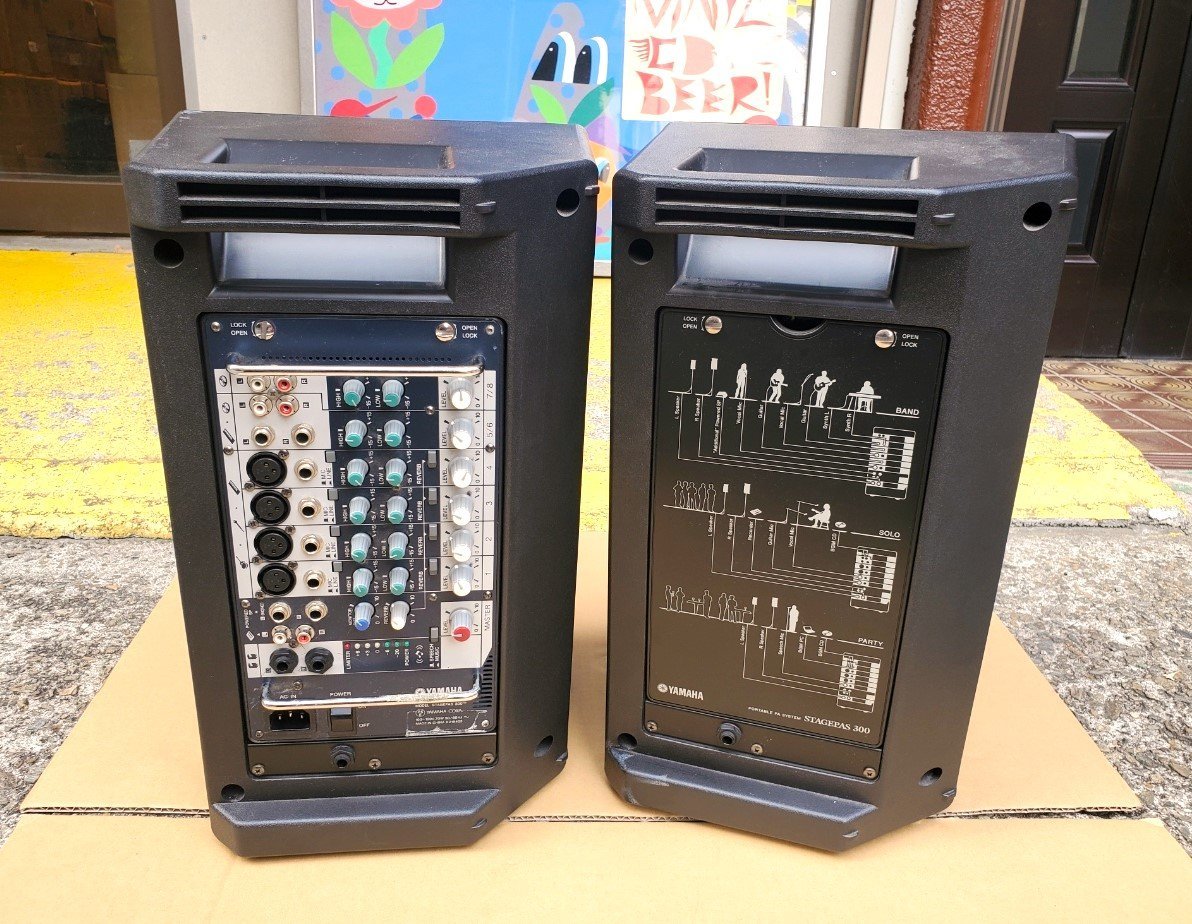 GY0016 YAMAHA STAGEPAS 300 ポータブルPAシステム_画像3