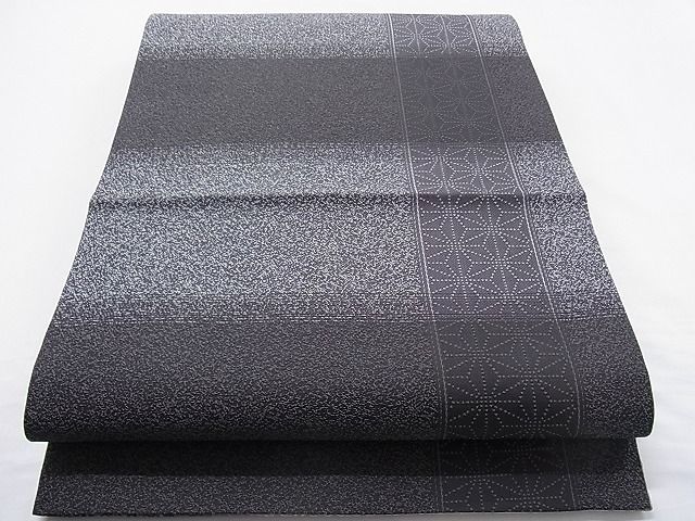 平和屋-こころ店□極上両方向両面全通柄袋帯跳び兎市松金通し地反端