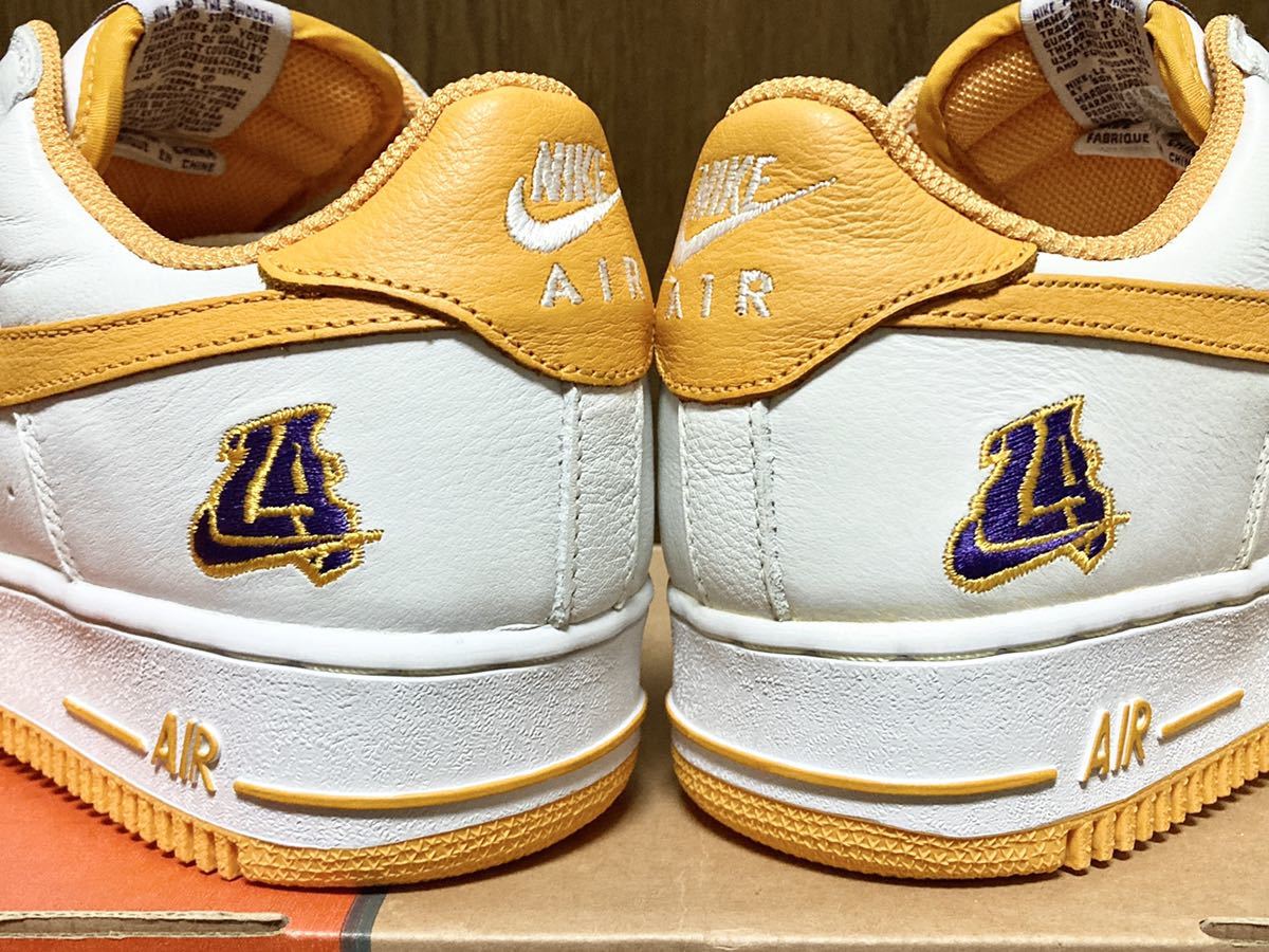 02年製 日本未発売 NIKE AIR FORCE 1 LA ナイキ エアフォース ロサンゼルス ロス CITY AF1【624040-173】WHITE YELLOW 白×黄 US11_画像3