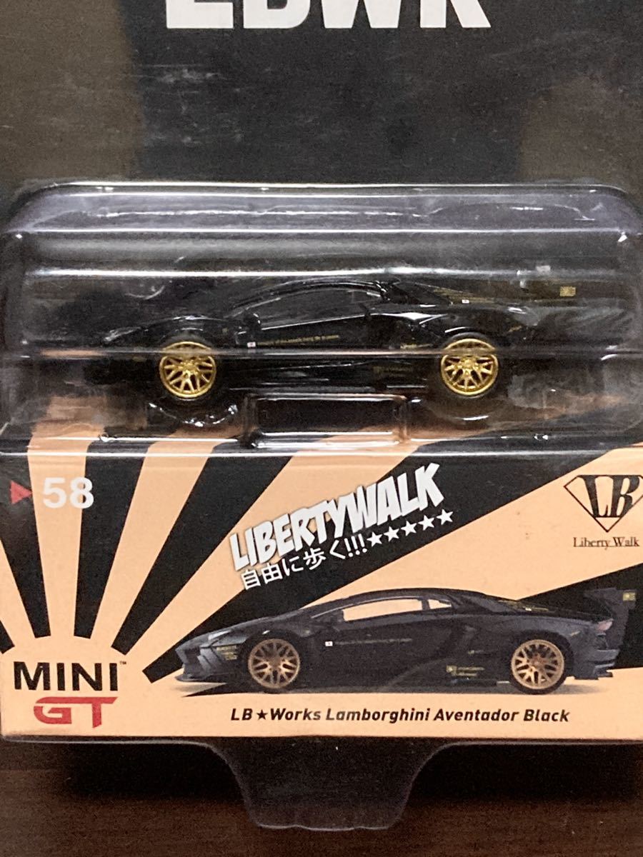 未開封 MINI GT LBWK LB Works Lamborghini Aventador ランボルギーニ アヴェンタドール ミニカー スポーツカー スーパーカー 1/64 LB_画像3