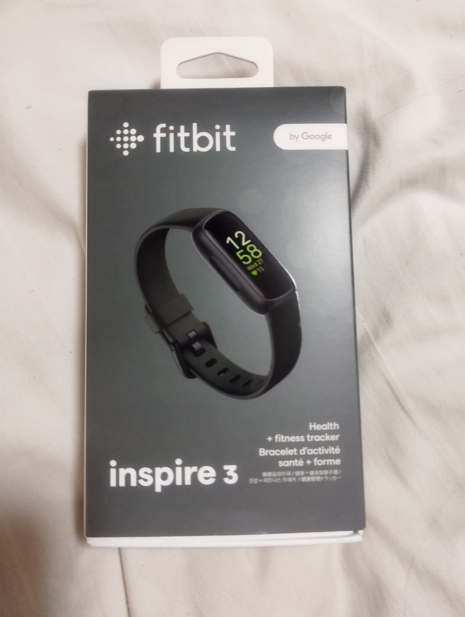 最新情報 inspire fitbit(別売、全面保護カバー付) 3 スマート