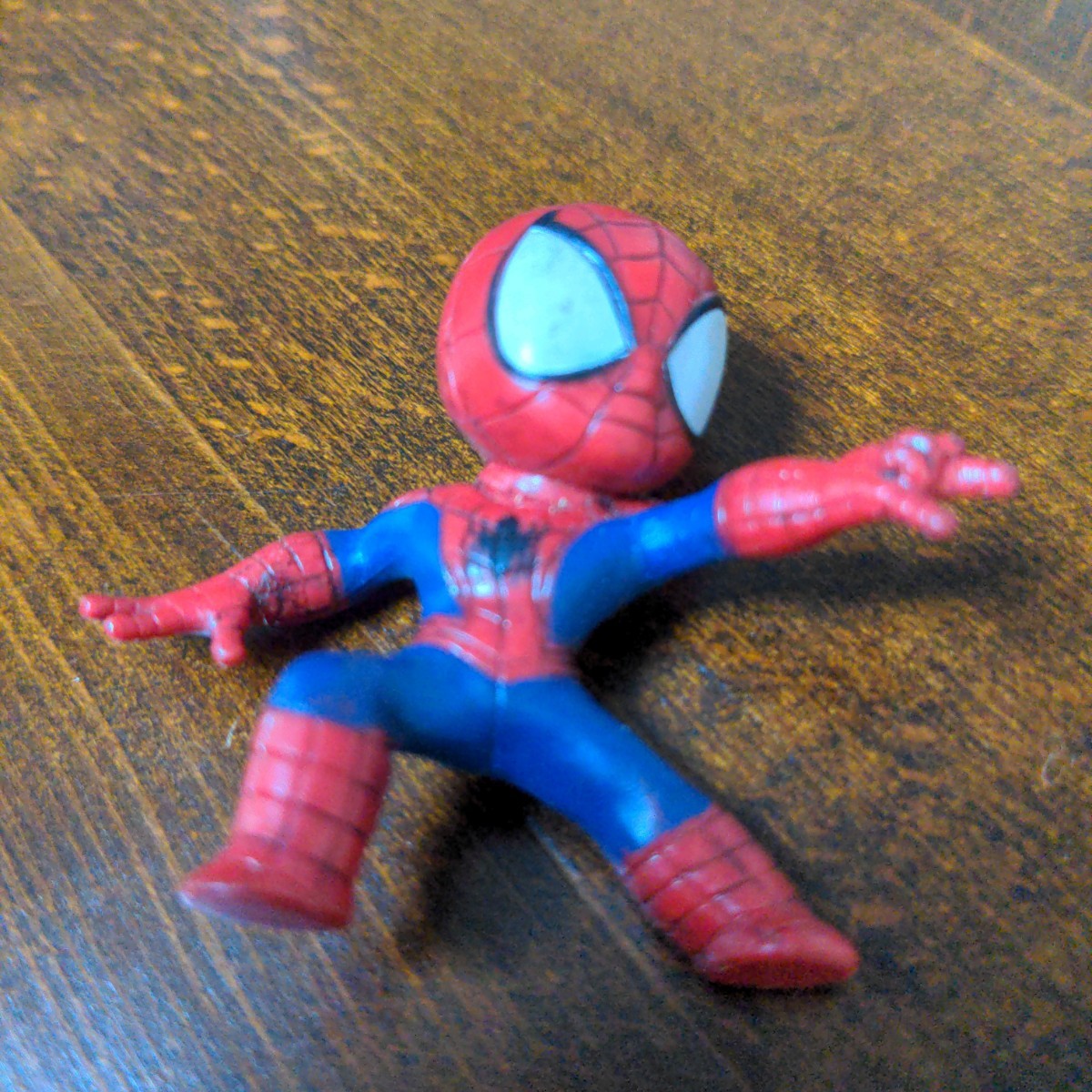 【 SPIDERMAN 】スパイダーマン フィギュア MARVEL 人形　自立しません　約4.4cm_画像2