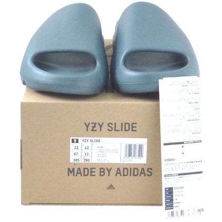 ◇30.5cm◇ 国内正規 adidas Originals YEEZY SLIDE ”SLATE MARINE