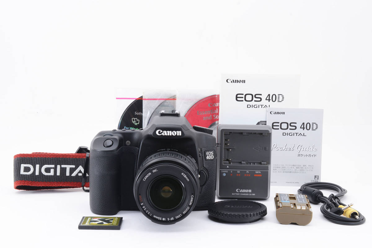 低価格で大人気の EOS Canon 40D #3632 USM II f:3.5-5.6 18-55mm lens