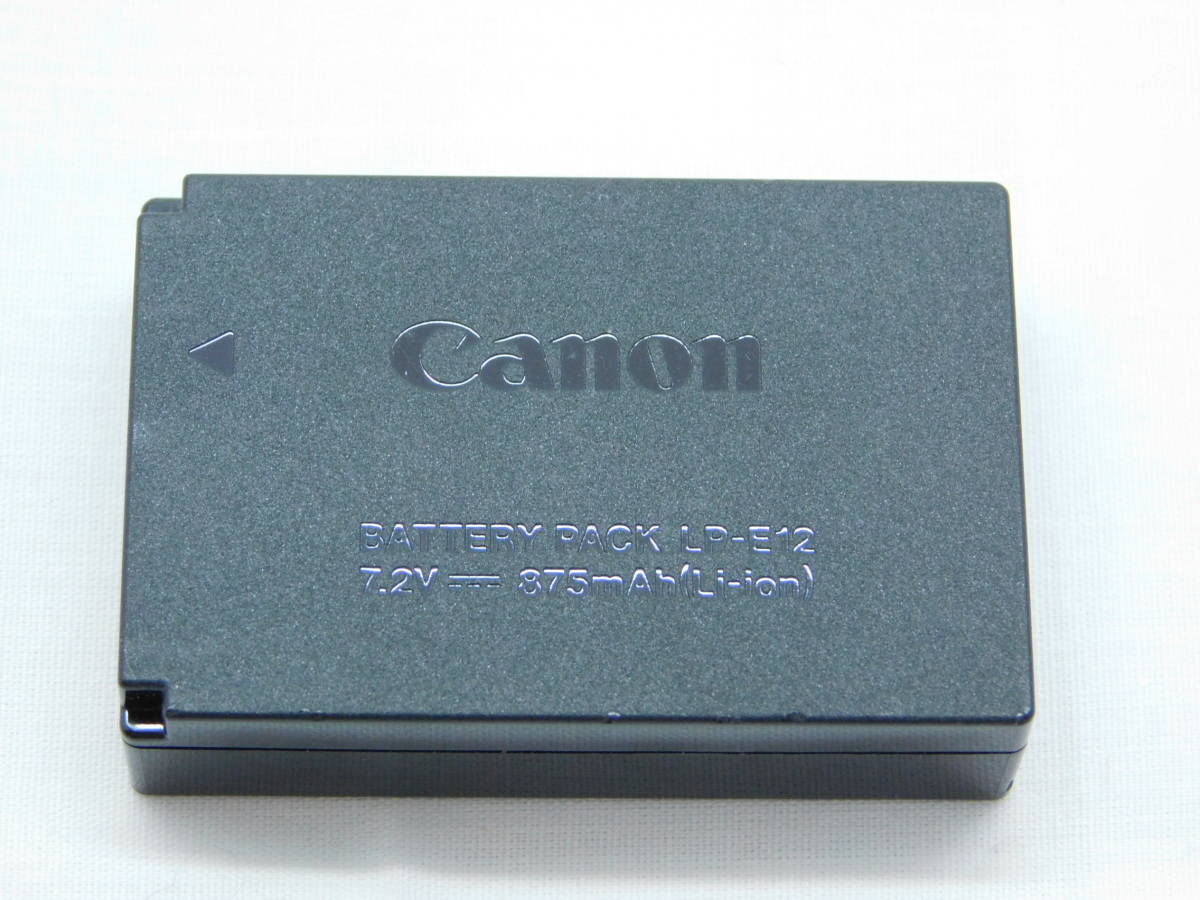 送料無料 Canon LP-E12 バッテリーパック キヤノン ＃9491の画像2