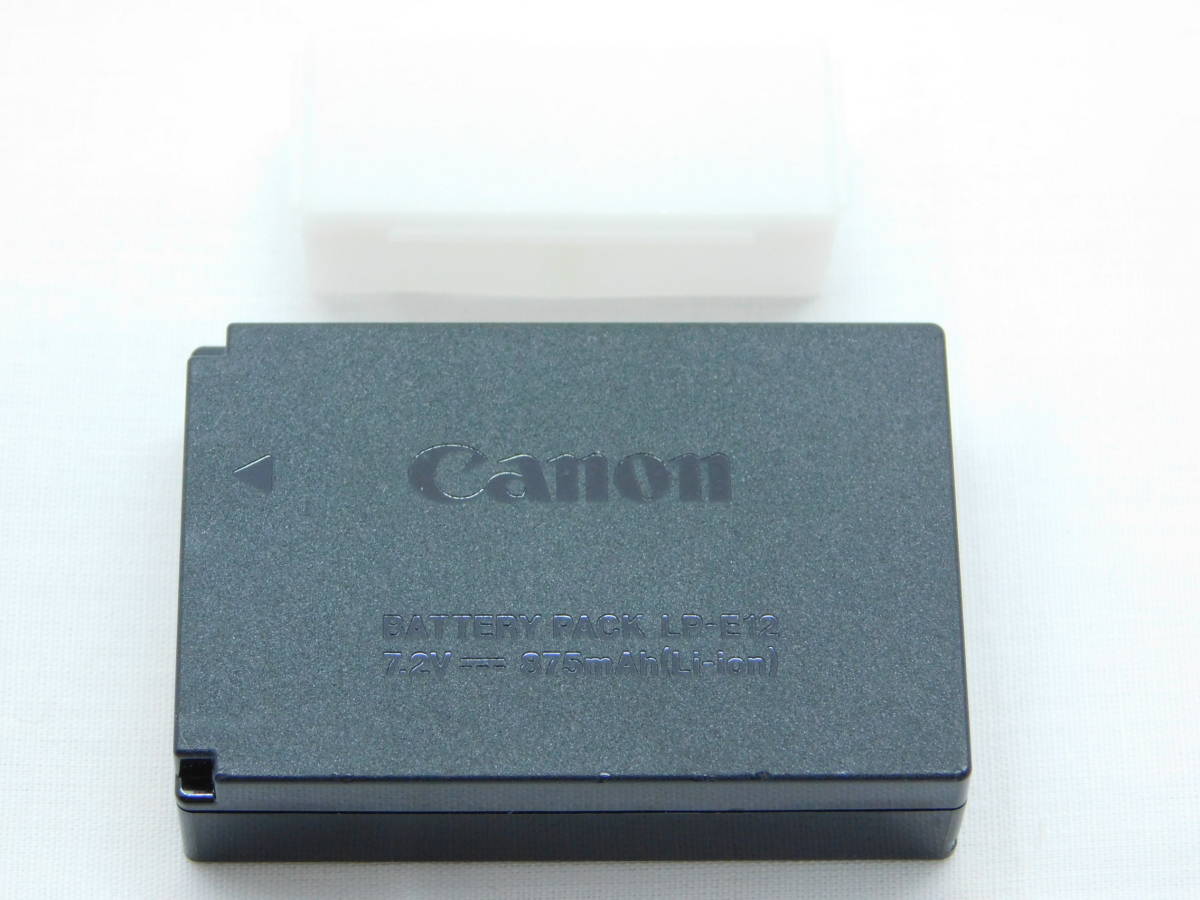 送料無料 Canon LP-E12 バッテリーパック キヤノン ＃9491の画像1
